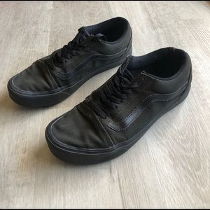 Vans Old Skool UltraCush All Black Shoes 9.5